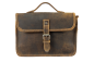 Preview: Alpenleder Leder Fototasche "Presse" Old Havanna